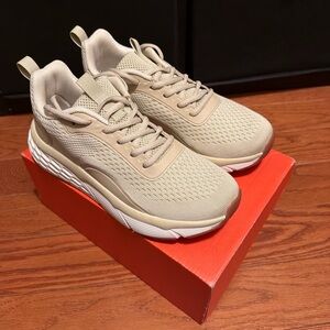 Beige Athletic Sneakers